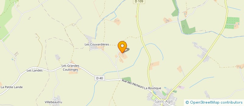 localisation de l'entreprise GFA DE LOIR ET CHER II  COUETRON-AU-PERCHE