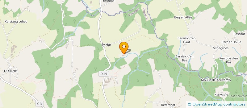 localisation de l'entreprise GFA DE LOPERS  QUERRIEN