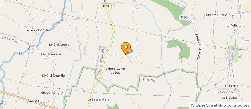 localisation de l'entreprise GFA DE LOSQUE  REMILLY LES MARAIS