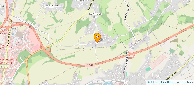 localisation de l'entreprise GFA DE LOUBERT à CHAMPNIERS