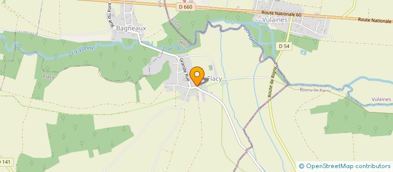 localisation de l'entreprise GFA DE LOUZY  FLACY