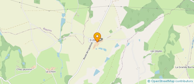 localisation de l'entreprise GFA DE LYADOT  SAINT-CHRISTOPHE-EN-BOURBONNAIS