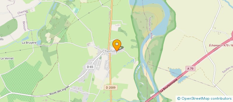 localisation de l'entreprise GFA DE LYS  CHEMILLY