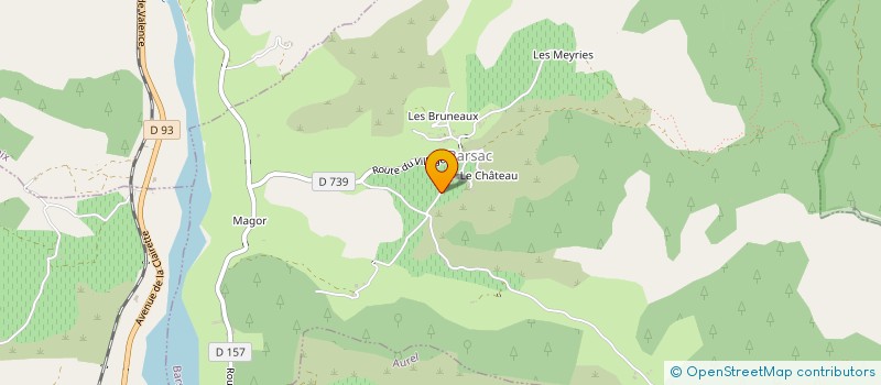 localisation de l'entreprise GFA DE MAGOR  BARSAC