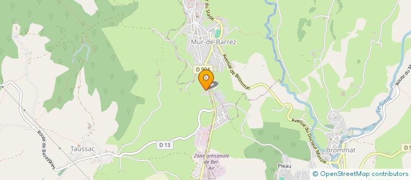 localisation de l'entreprise GFA DE MAISONNEUVE  MUR-DE-BARREZ