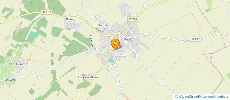 localisation de l'entreprise GFA DE MALGRATTE  THENEZAY