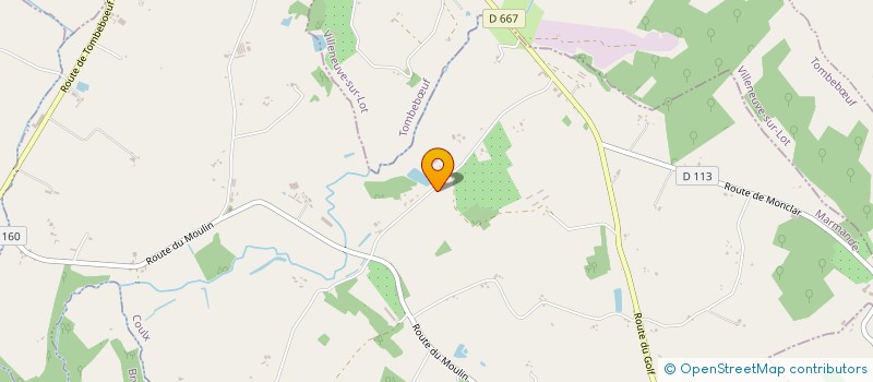 localisation de l'entreprise GFA DE MANADAL  COULX