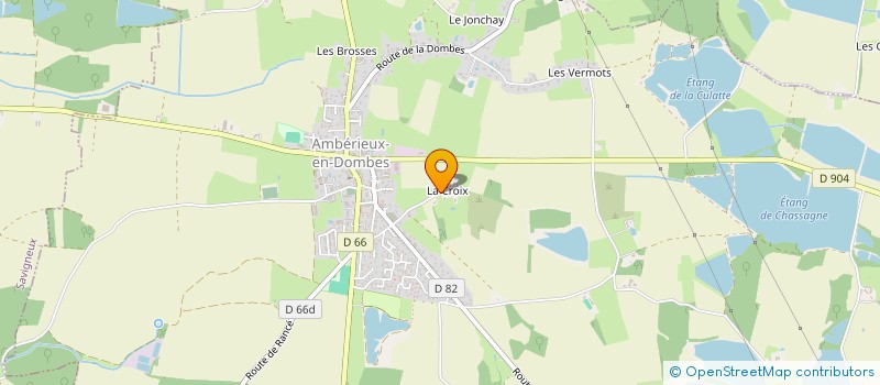 localisation de l'entreprise GFA DE MANON à AMBERIEUX-EN-DOMBES