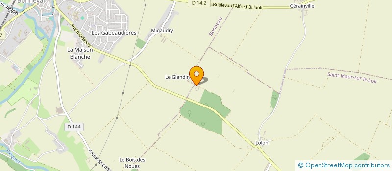 localisation de l'entreprise GFA DE MARCHEMAS à SAINT-MAUR-SUR-LE-LOIR