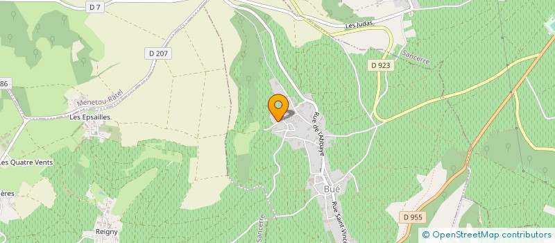 localisation de l'entreprise GFA DE MARCIGOUE  BUE