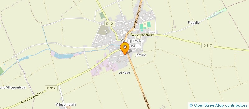 localisation de l'entreprise GFA DE MARCON ET LA FONTAINE  OUCQUES LA NOUVELLE