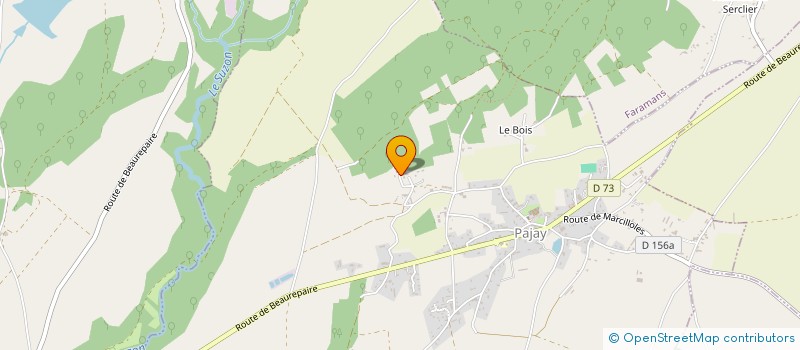 localisation de l'entreprise GFA DE MARSIAS  ORNACIEUX-BALBINS