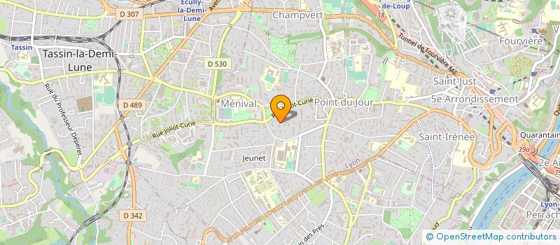 localisation de l'entreprise GFA DE MARTHUANGE  LYON