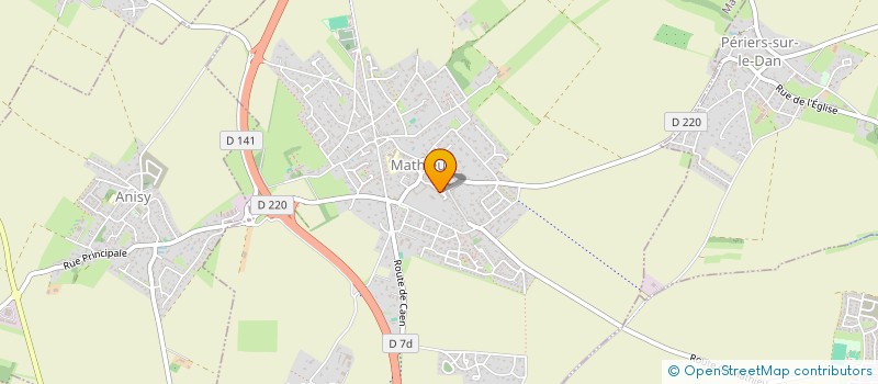 localisation de l'entreprise GFA DE MATHIEU  MATHIEU