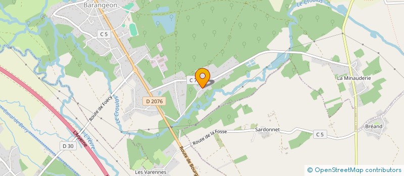 localisation de l'entreprise GFA DE MAUREPAS  BERRY-BOUY