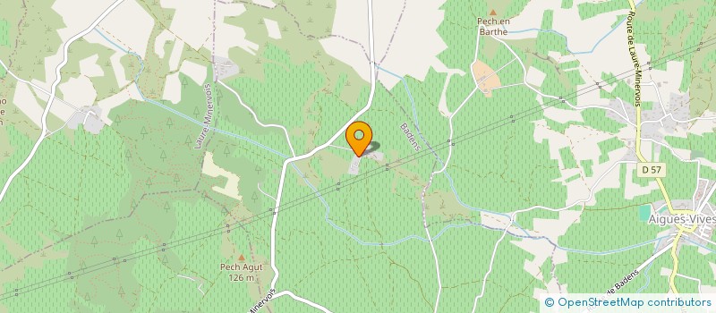 localisation de l'entreprise GFA DE MAZY  LAURE-MINERVOIS