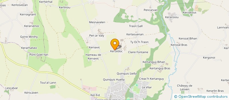 localisation de l'entreprise GFA DE MENEZ AVEL  PLOUGUIN