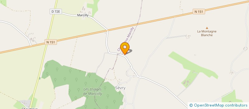 localisation de l'entreprise GFA DE MESANGARDE  SEVRY