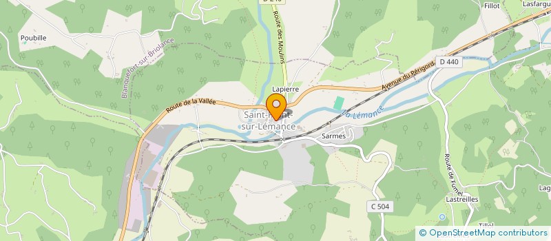 localisation de l'entreprise GFA DE MILLET  SAINT VITE