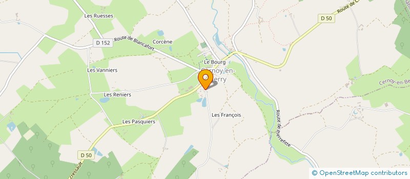 localisation de l'entreprise GFA DE MIMERAND  CERNOY-EN-BERRY