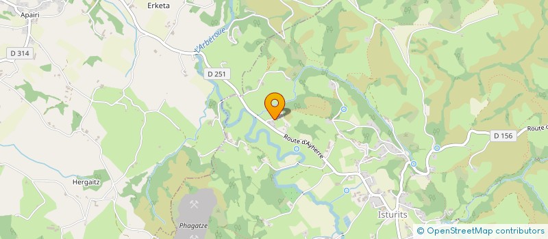 localisation de l'entreprise GFA DE MINDEGIA  MENDIONDE