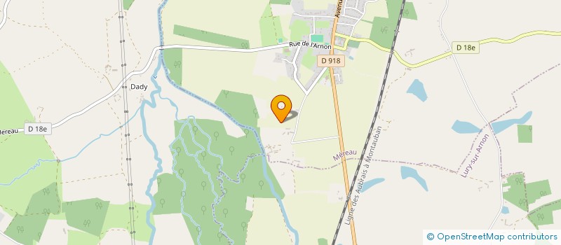 localisation de l'entreprise GFA DE MIREBEAU  MEREAU