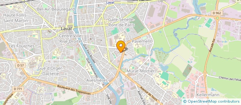 localisation de l'entreprise GFA DE MISEDON à LAVAL