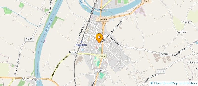 localisation de l'entreprise GFA DE MISERE à AIGUILLON