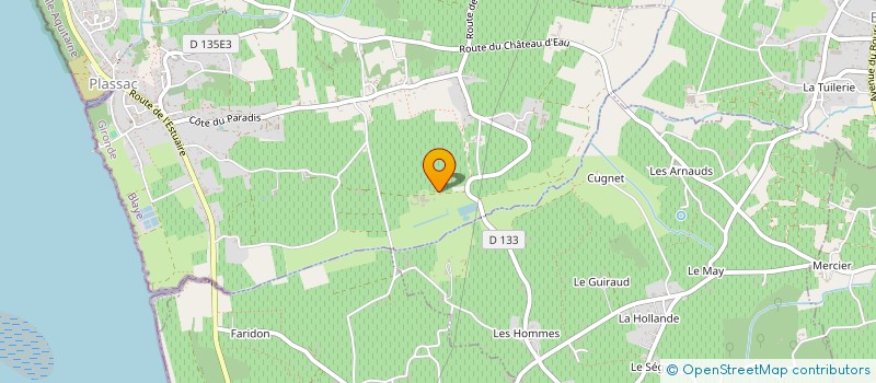 localisation de l'entreprise GFA DE MONS  BERSON