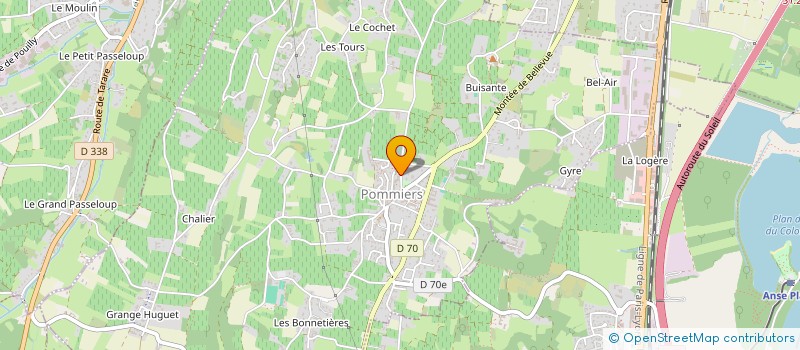 localisation de l'entreprise GFA DE MONT RIANT à POMMIERS