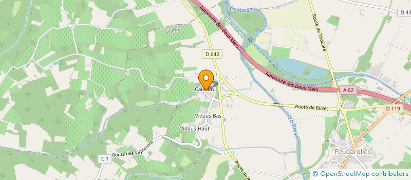 localisation de l'entreprise GFA DE MONTALIVET  VIANNE