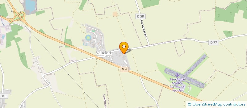 localisation de l'entreprise GFA DE MONTAUBAN  VAUCLERC