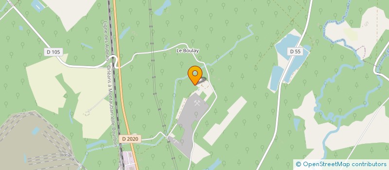 localisation de l'entreprise GFA DE MONTCOMBROUX  SALBRIS