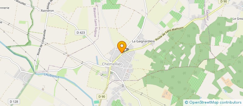 localisation de l'entreprise GFA DE MONTGILET  LES GARENNES SUR LOIRE