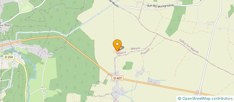 localisation de l'entreprise GFA DE MONTGUICHET  SIGNY-SIGNETS