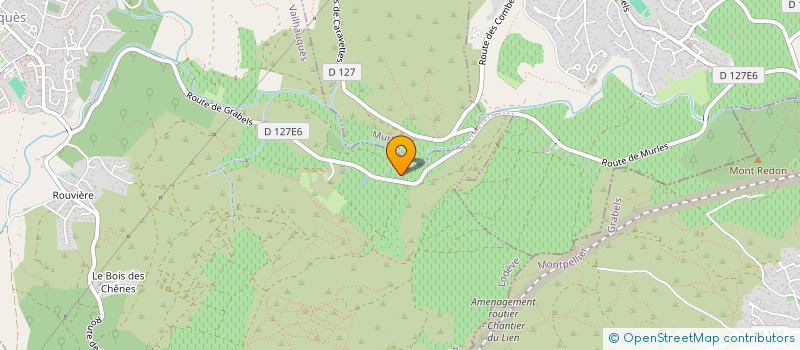 localisation de l'entreprise GFA DE MONTLOBRE  VAILHAUQUES