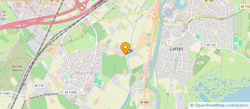 localisation de l'entreprise GFA DE MONTOUZERES à LATTES