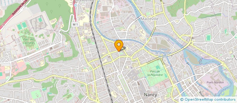 localisation de l'entreprise GFA DE MONTREUIL  NANCY