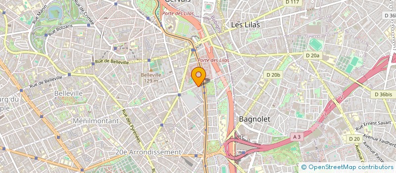 localisation de l'entreprise GFA DE MONTVALLON  PARIS
