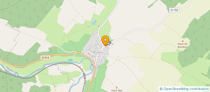 localisation de l'entreprise GFA DE MOYEN  MOYEN