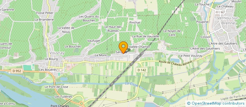 localisation de l'entreprise GFA DE NAELLE à VOUVRAY