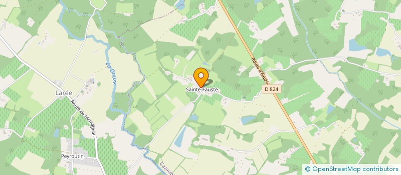 localisation de l'entreprise GFA DE NAUTON  CAZAUBON