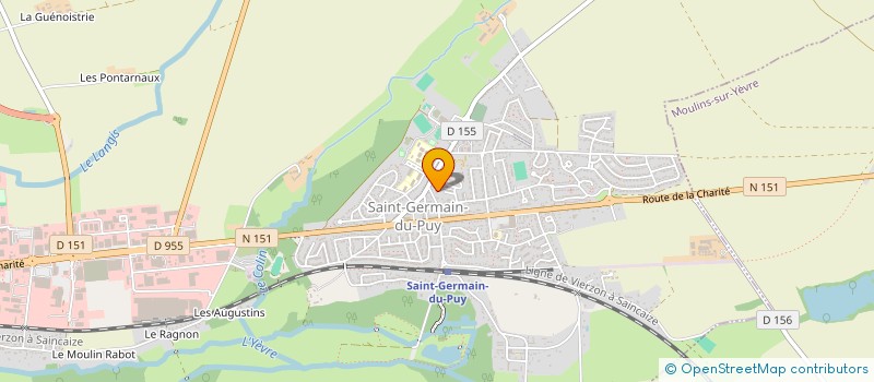 localisation de l'entreprise GFA DE NERIGNY  SAINT-GERMAIN-DU-PUY