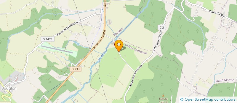 localisation de l'entreprise GFA DE NOAILLE  BOUGLON