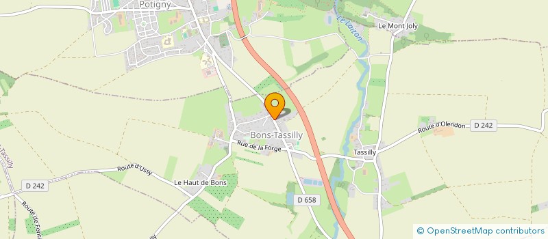 localisation de l'entreprise GFA DE NORMANDIE IX  BONS-TASSILLY