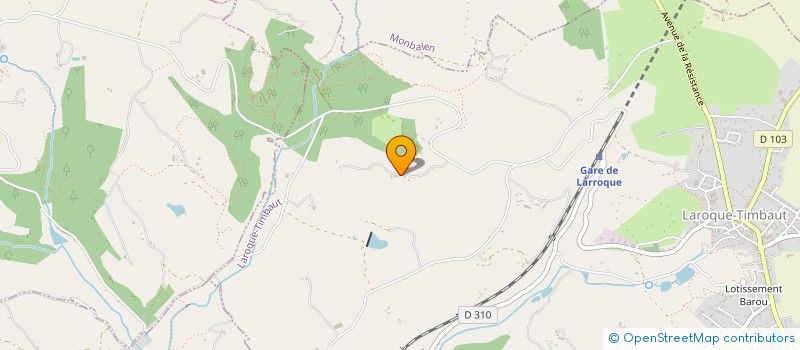 localisation de l'entreprise GFA DE NOSY IRANJA  LAROQUE-TIMBAUT