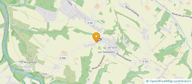 localisation de l'entreprise GFA DE OULMA à VENERQUE