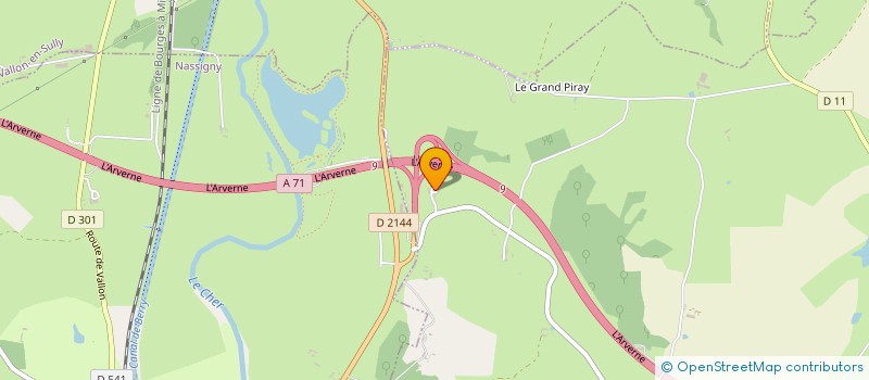 localisation de l'entreprise GFA DE PALISSE  NASSIGNY