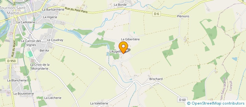 localisation de l'entreprise GFA DE PAZEREUX à LUREUIL
