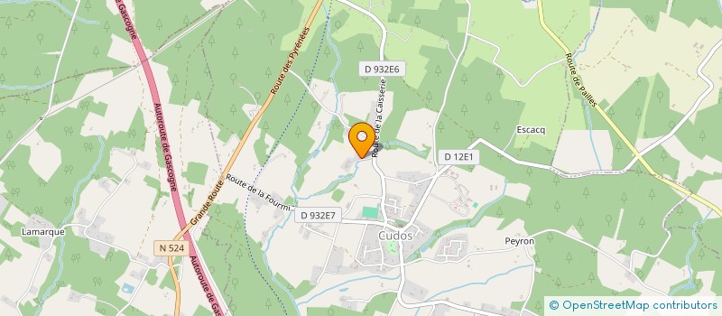 localisation de l'entreprise GFA DE PESSAN  CUDOS